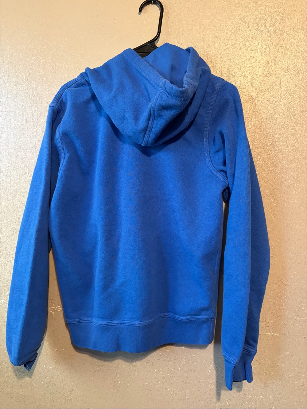 Nike Sportswear Club Fleece Solo Swoosh Hoodie Blue 611457-410 Mens Sz S - Picture 4 of 4